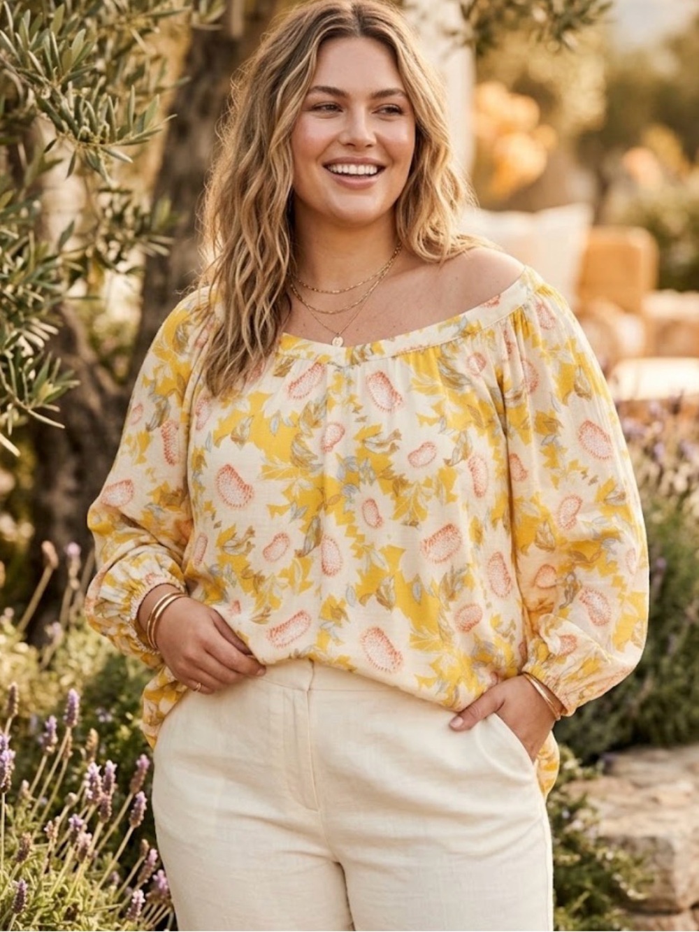Lauren Conrad XXL Peasant Blouse